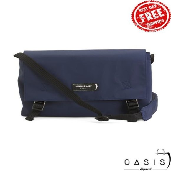 LONGCHAMP Le Pliage Energy Large Messenger Crossbody With Leather Trim/ Women's